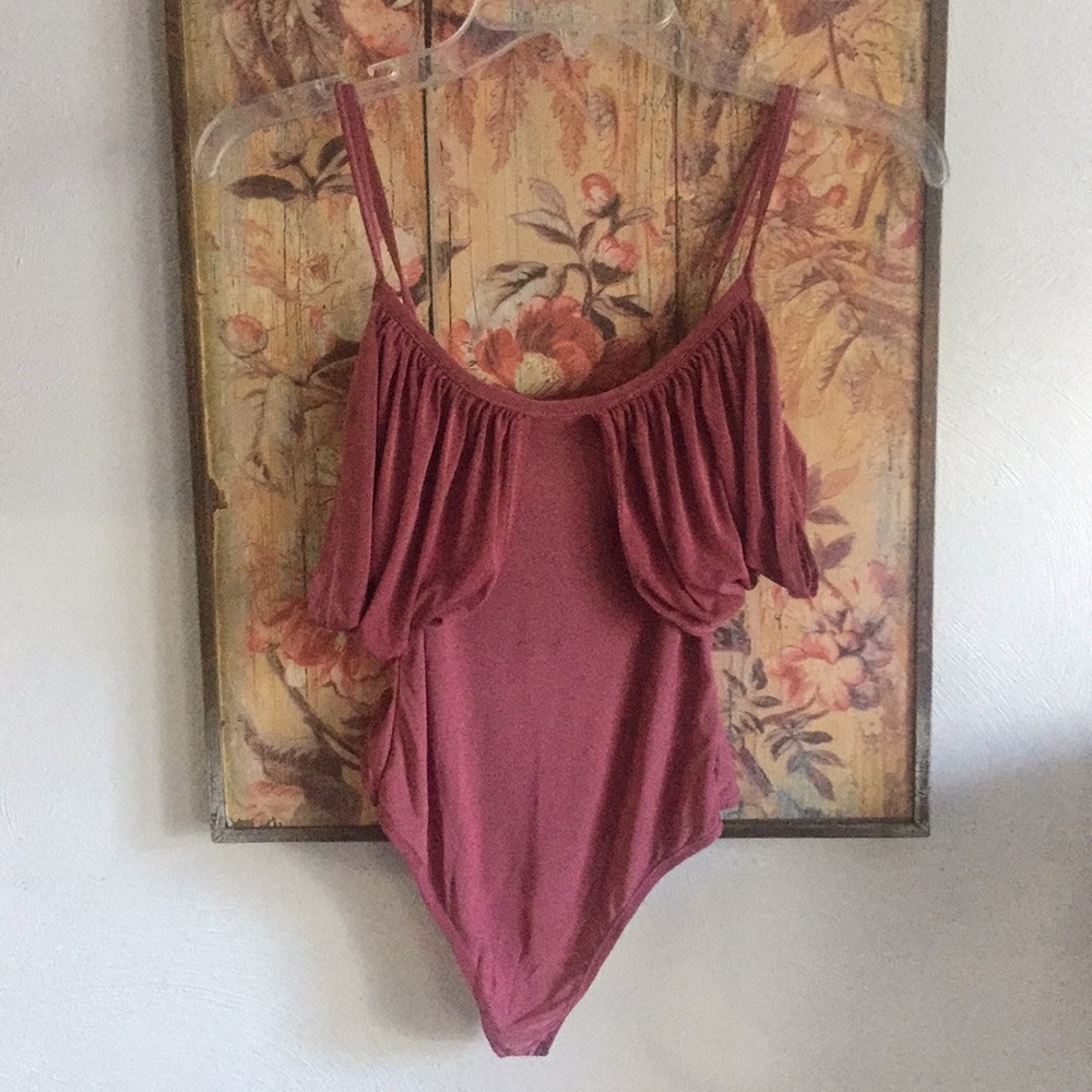 NWT ASOS CLUB L STRETC OFF SHOULDER BODYSUIT TOP 4 - Picture 4 of 13